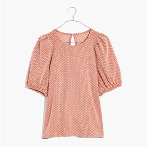 Madewell size large, puff sleeve tee